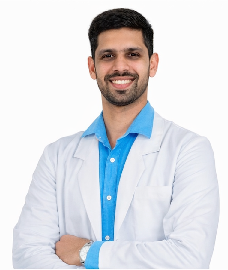 DR. DHUNRAJ HEMCHAND, MBBS, MD (DVL), FRGUHS (Aesthetic Dermatology)